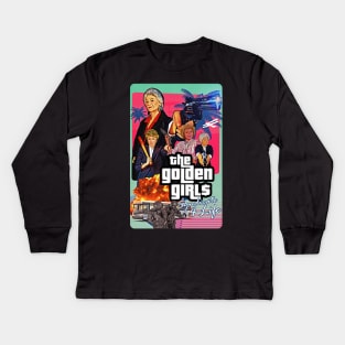 Golden Girls: GTA Miami Kids Long Sleeve T-Shirt